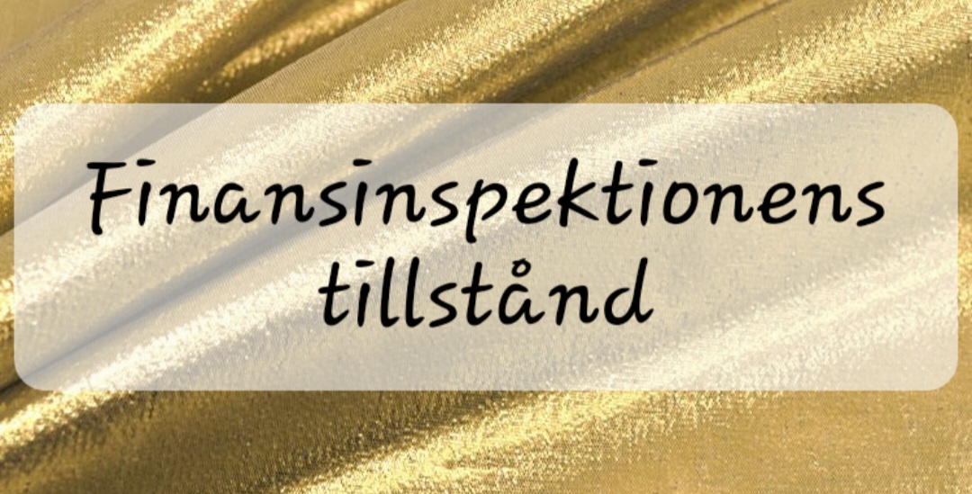 finansinspektionens tillstånd